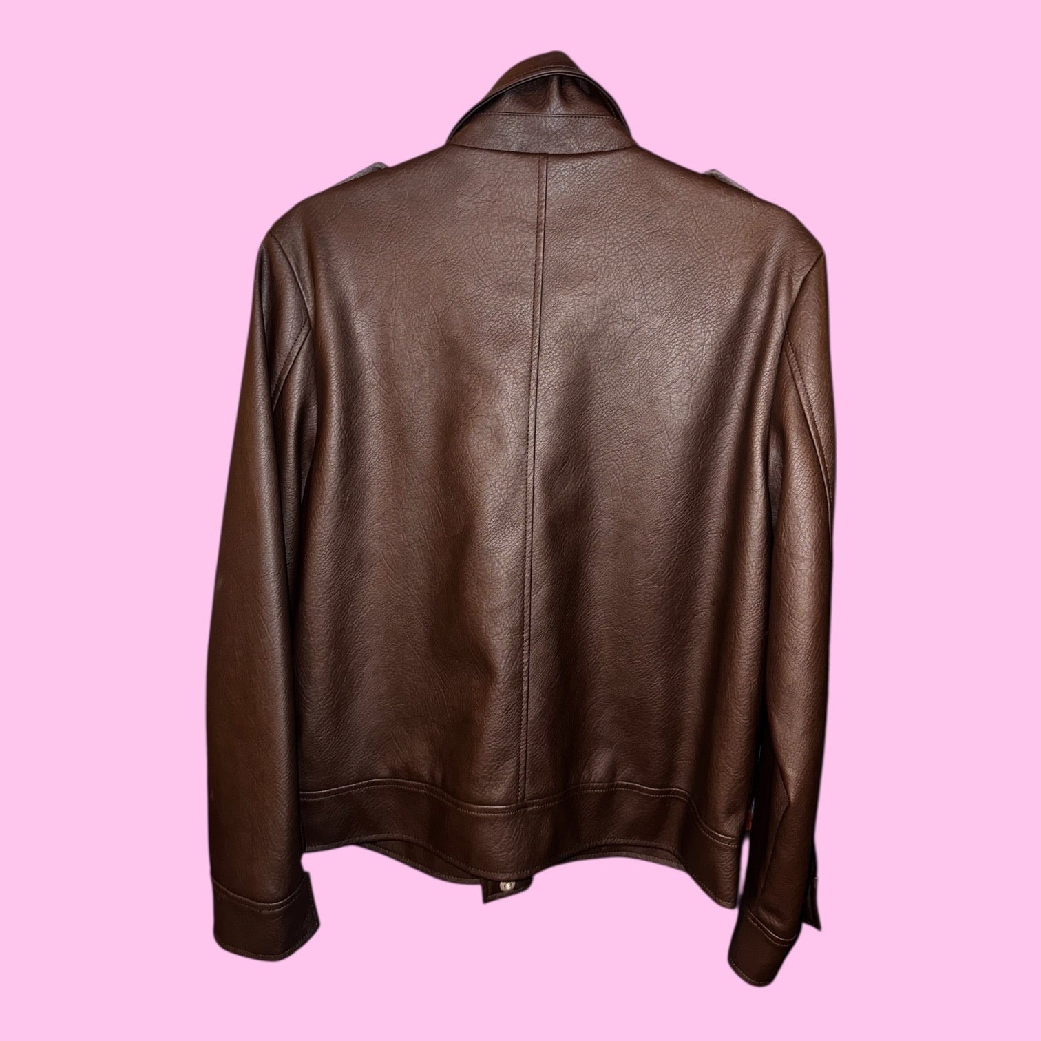 Avec Les Filles Chocolate Faux Leather Jacket