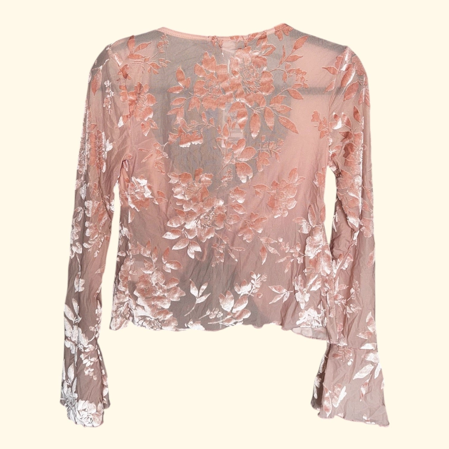 Kimchi Blue Velvet Front Tie Top