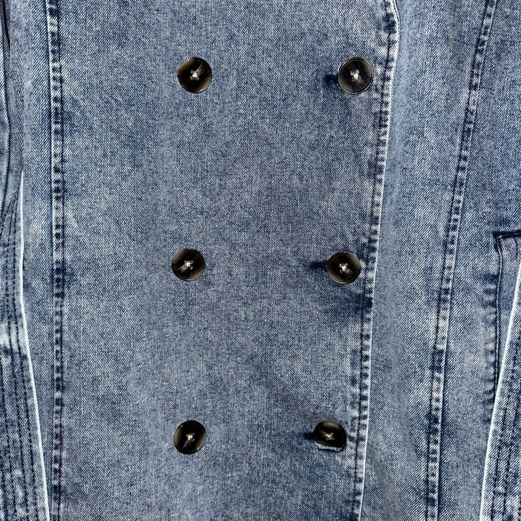 Stoosh Vintage Denim Trench Coat