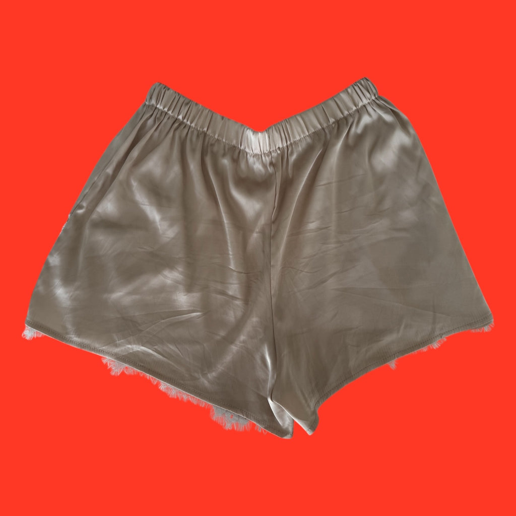 Amazon Lace Satin Shorts