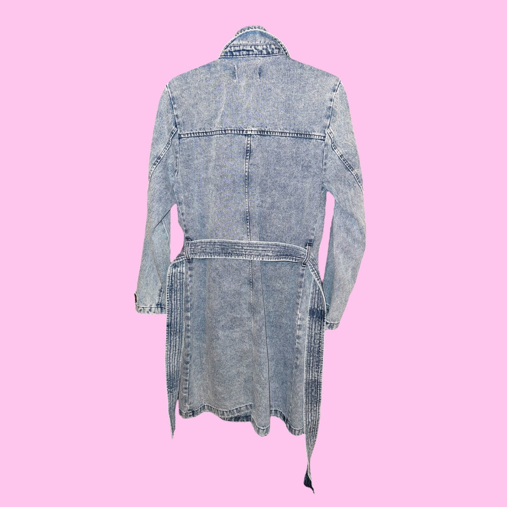 Stoosh Vintage Denim Trench Coat