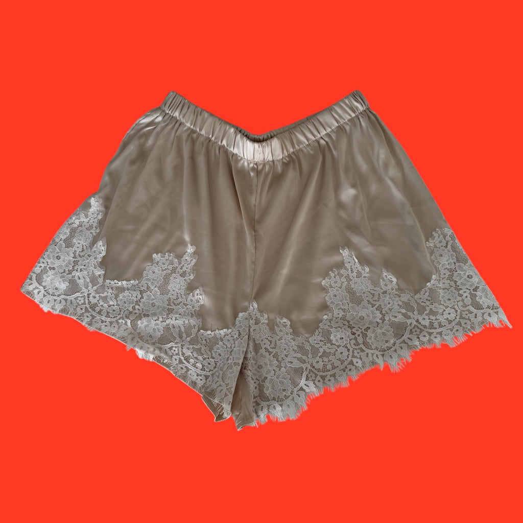 Amazon Lace Satin Shorts