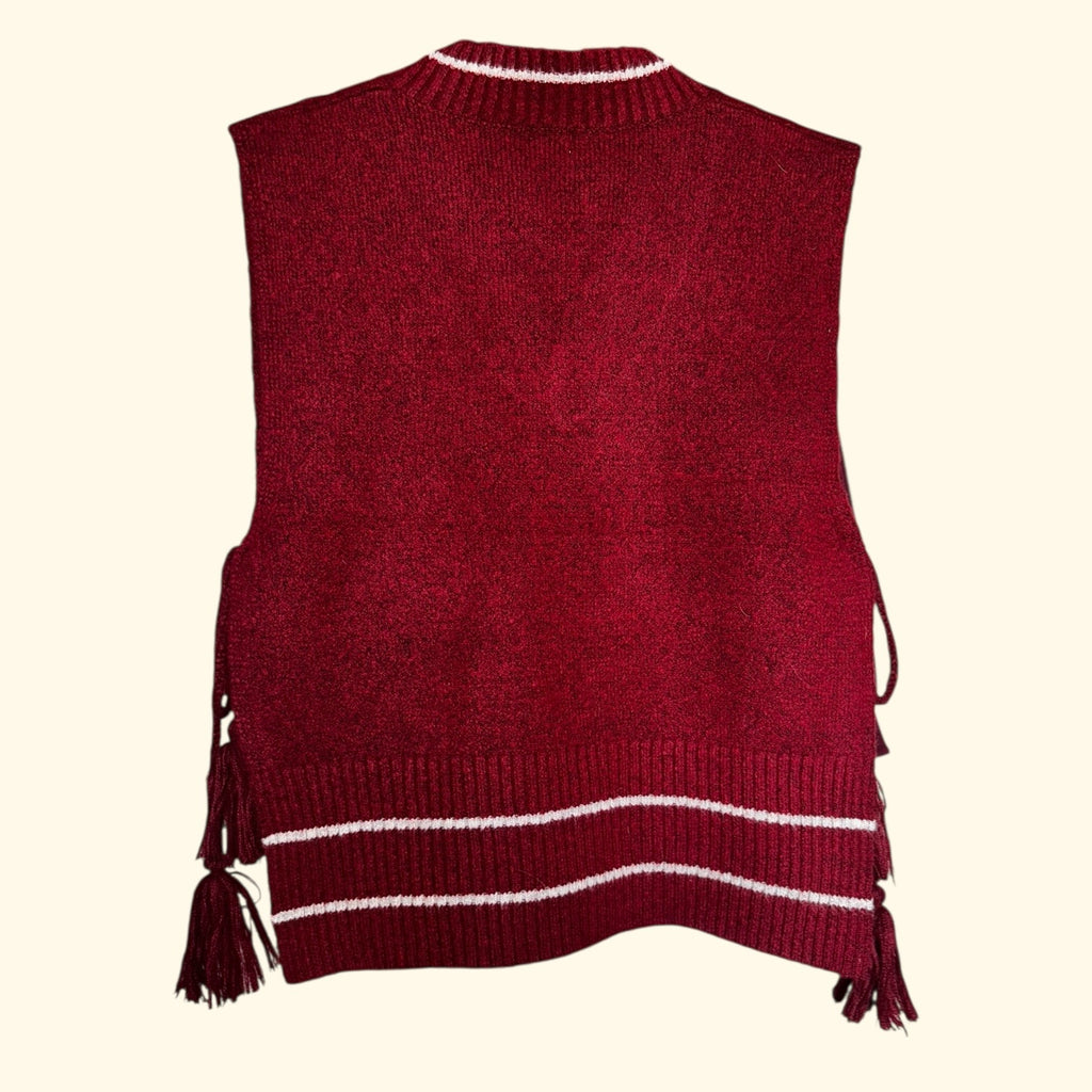 Free People All Star Stripe Poncho Vest