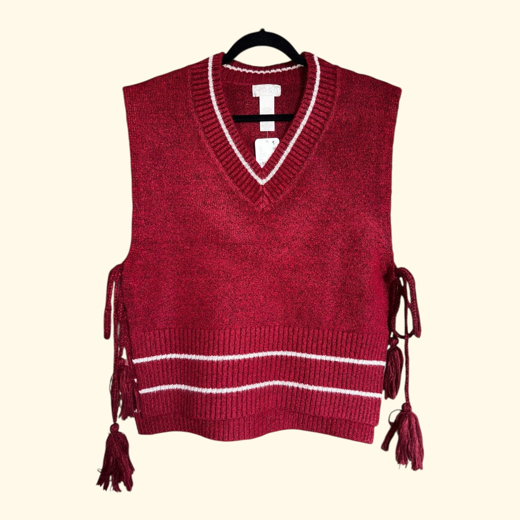 Free People All Star Stripe Poncho Vest