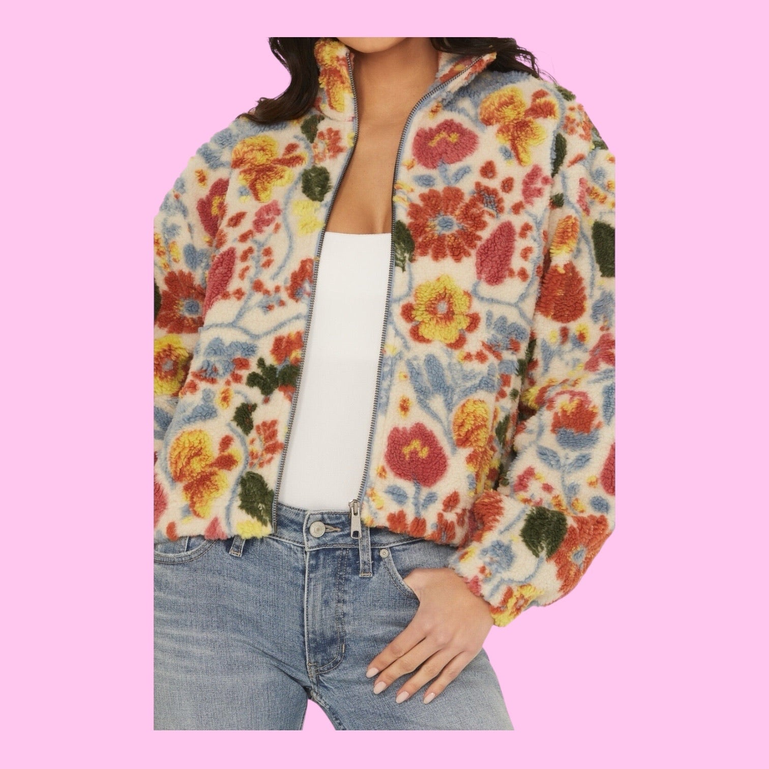 Cleo + Wolf Maximalist Sherpa Jacket