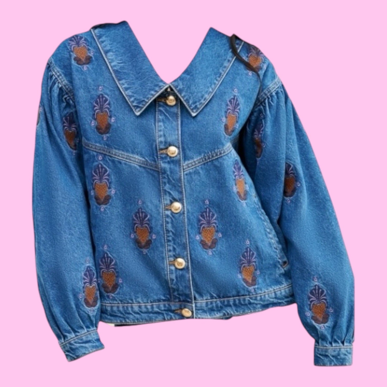 Farm Rio Oversized Vintage Denim Jacket