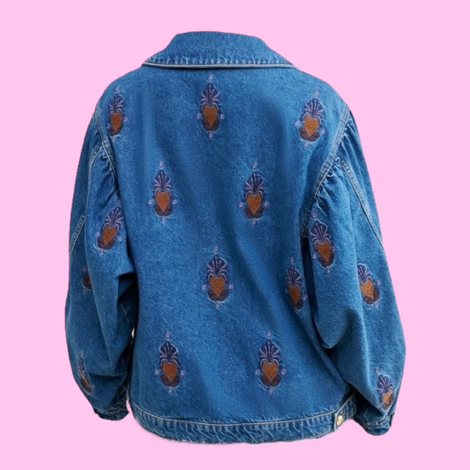 Farm Rio Oversized Vintage Denim Jacket