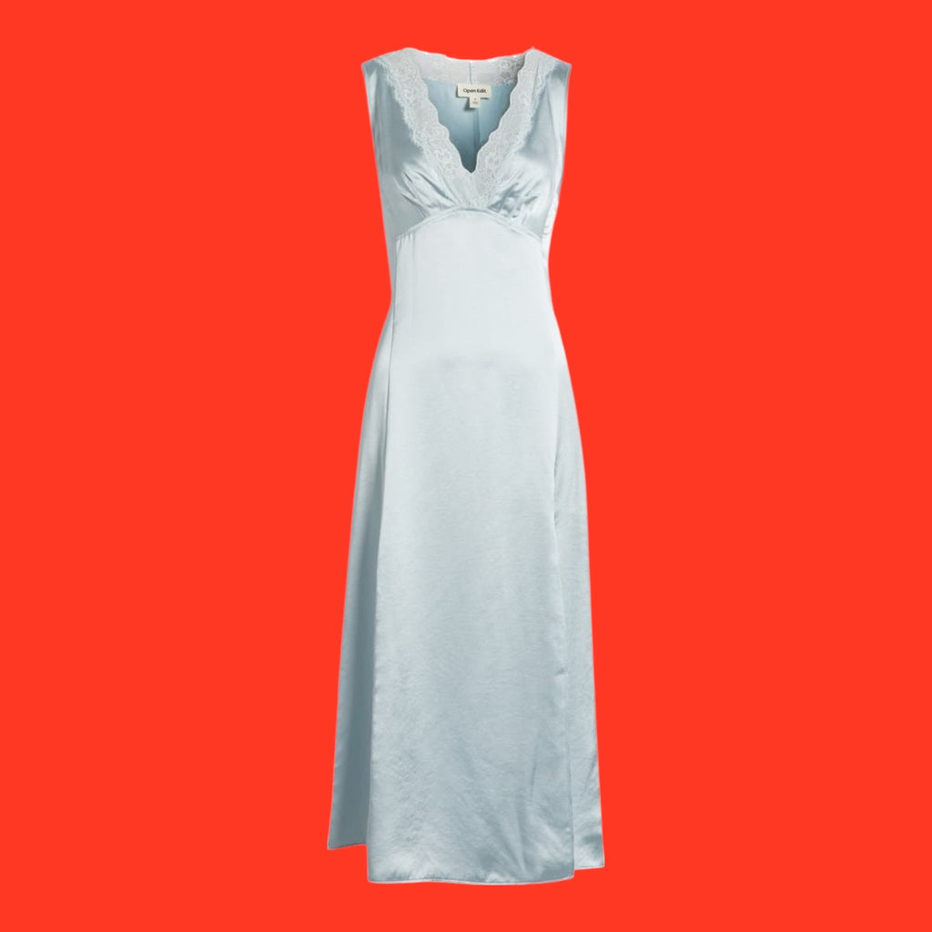 Open Edit Silk Dress